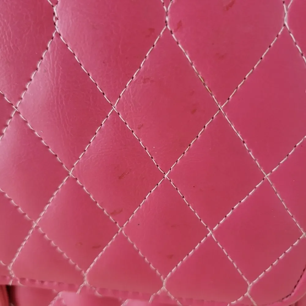 Women's Vintage Barbie Pink Quilted Golden Chain Bag - Picture 13 of 14